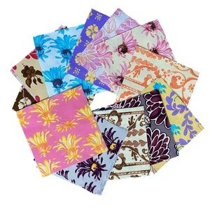 Georgina Tina Givens 5″ Charm Pack  40-5" Squares abstract florals 100% Cotton